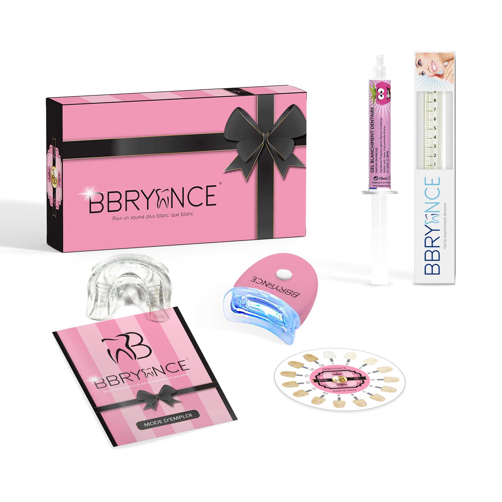 STYLO BLANCHEUR FRAMBOISE – Kit Blanchiment Dentaire BBRYANCE ©