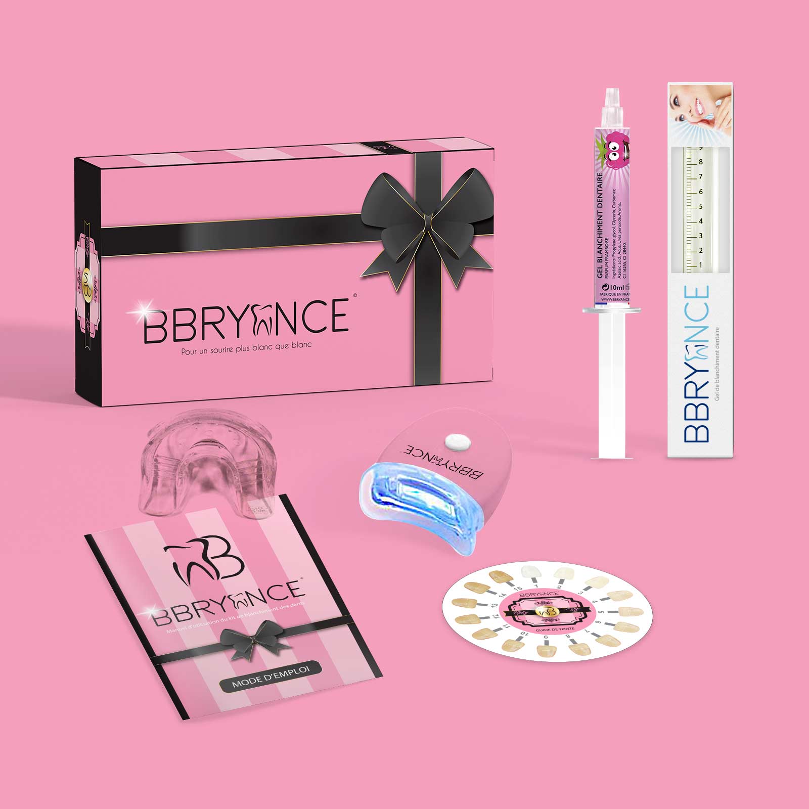 STYLO BLANCHEUR FRAMBOISE – Kit Blanchiment Dentaire BBRYANCE ©